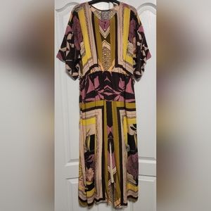 Johnny Was Silk Maxi Dress